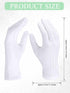 SATINIOR 6 Pairs White Gloves Uniform Gloves Parade Costume Gloves for Police Server Funeral Formal Tuxedo Guard...